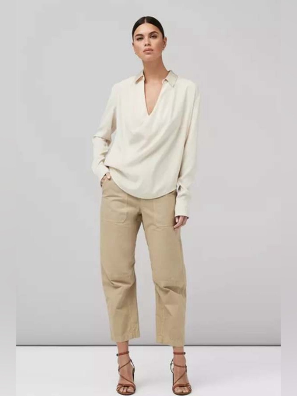 Rag & Bone Leyton Workwear Utilitarian Slouchy Pant size 0